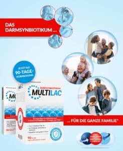 MULTILAC - Das Darmsynbiotikum für die ganze Familie.